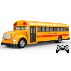 DOUBLE E RC školní autobus s otevíracími dveřmi 33 cm (DOPRAVA ZDARMA)