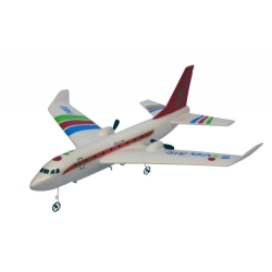 Siva RC letadlo Airbus červená (DOPRAVA ZDARMA)